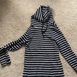 Women’s Striped Cowl Neck sweatshirt